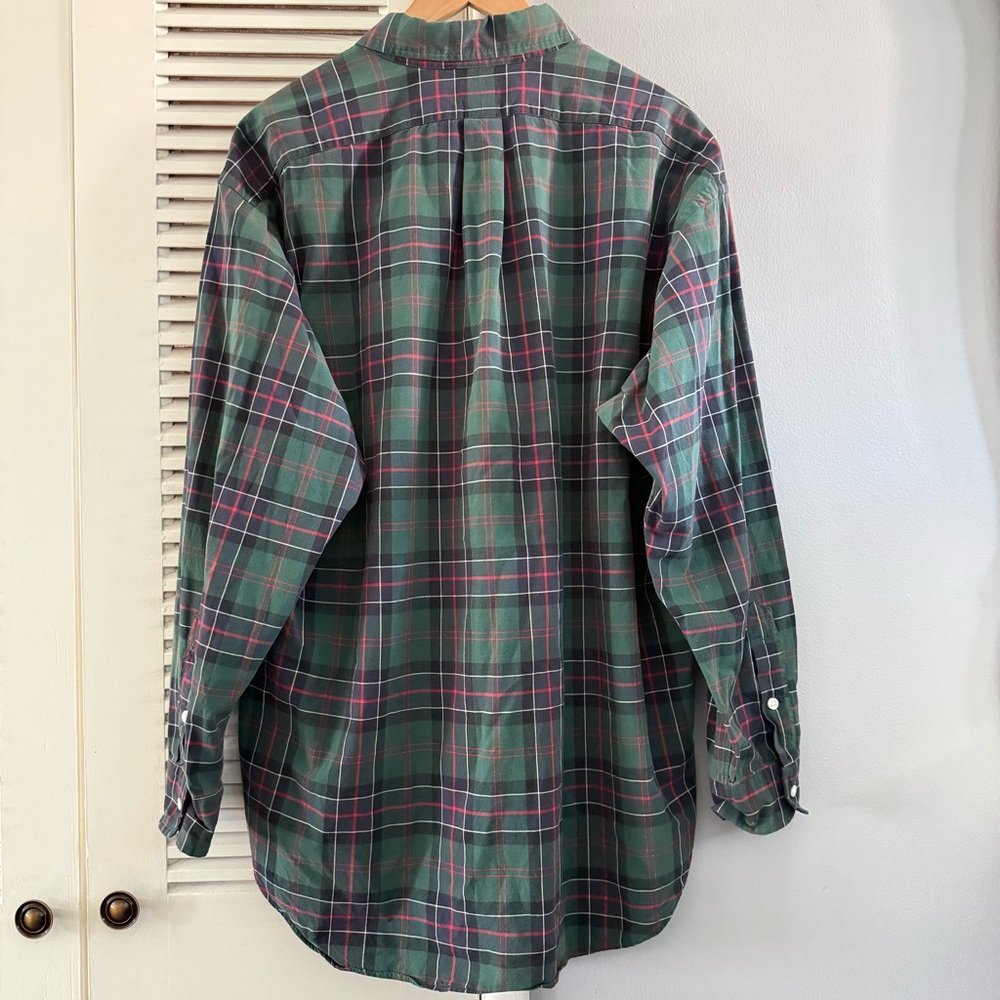 Vintage 90’s Polo Ralph Lauren Plaid Button Up Longsleeve Shirt - Picture 6 of 6